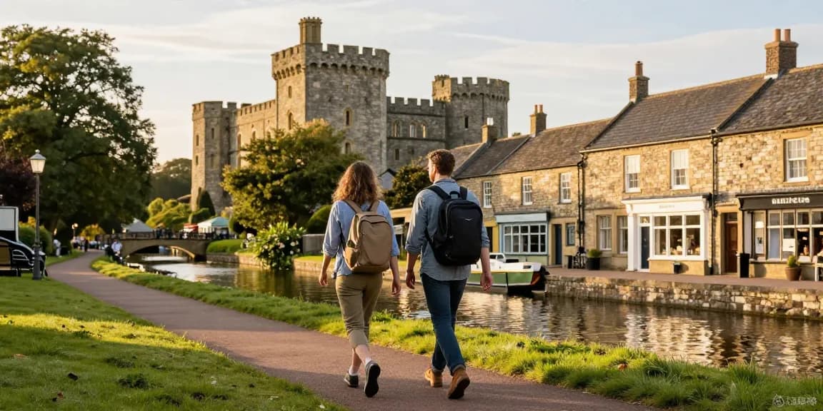 Discover where to stay in Skipton with a couple exploring the scenic canal and historic sites.