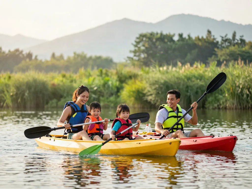 Family enjoying outdoor activities, why not try these out for unforgettable moments